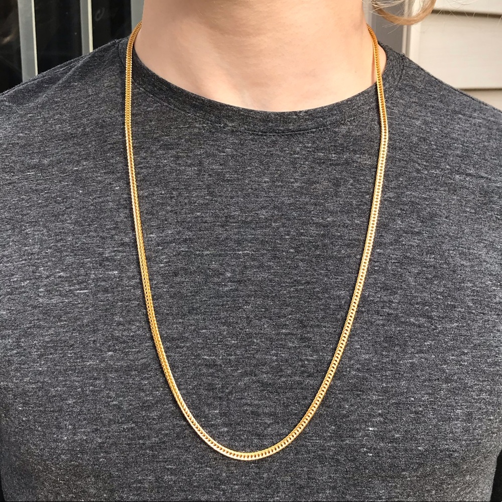 3mm Gold Chain Franco Snake Chain